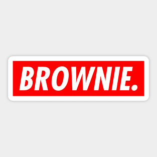 Brownie Sticker